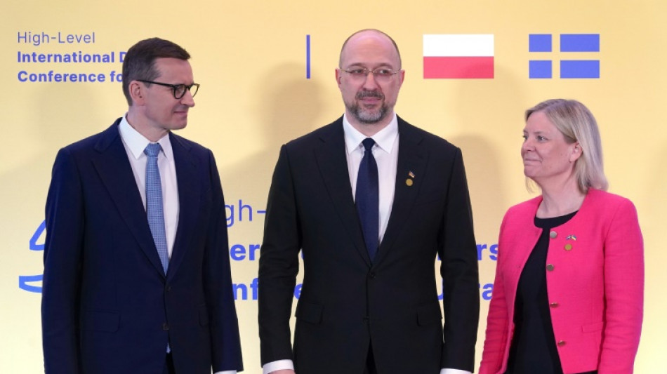 Geberkonferenz f&uuml;r Ukraine erbringt mehr als sechs Milliarden Euro