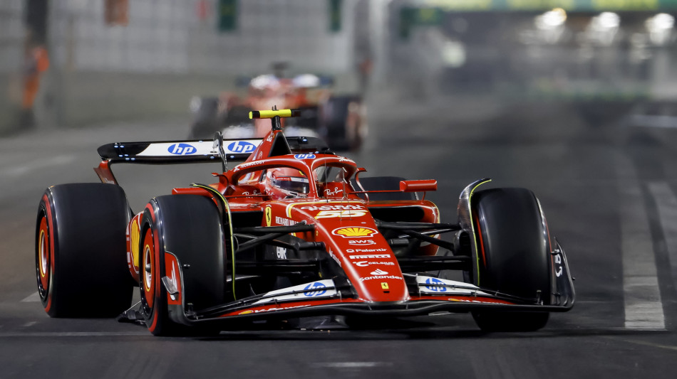F1:Las Vegas;Sainz felice 'domani avremo possibilit&agrave; di vincere'