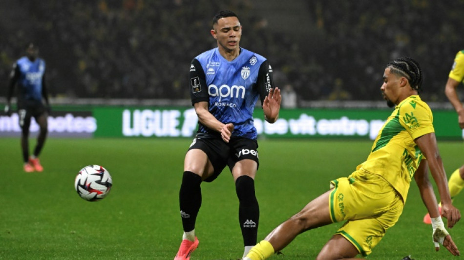 Monaco reage a tempo, mas empata com Nantes no Campeonato Franc&ecirc;s