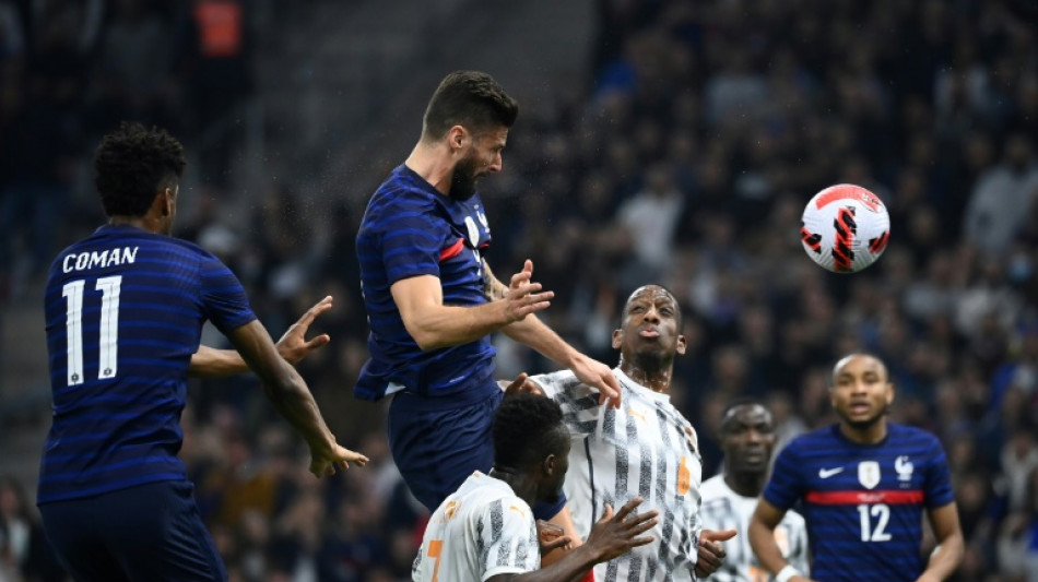 Amical: les Bleus battent la Côte d'Ivoire (2-1) avec un but de Giroud