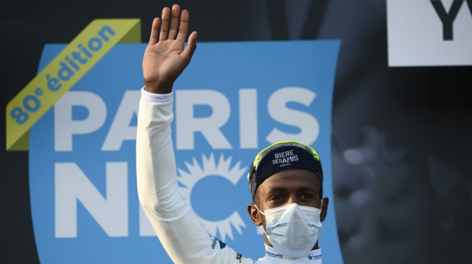 Cyclisme: l'Erythréen Biniam Girmay remporte la classique Gand-Wevelgem 