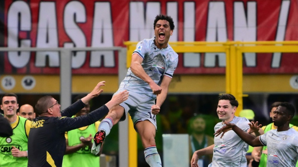 Milan's Serie A title hopes in tatters after shock Udinese defeat, Juve fourth