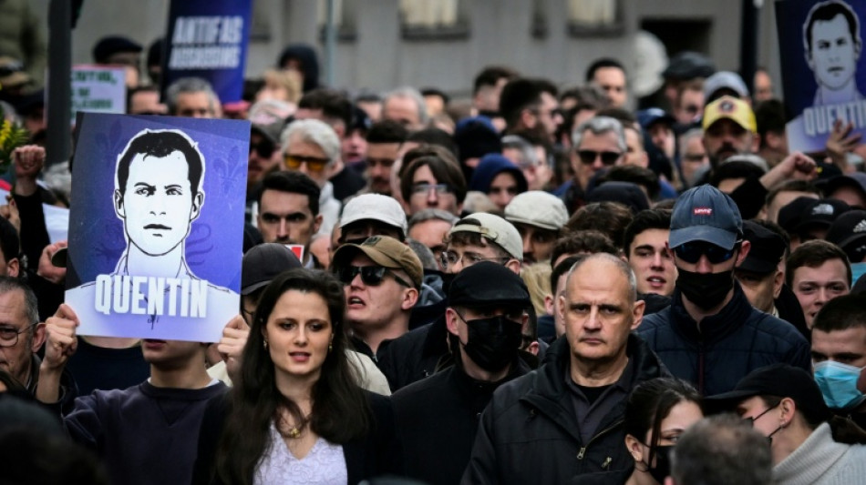 Homenaje en Francia al militante de extrema derecha golpeado hasta la muerte