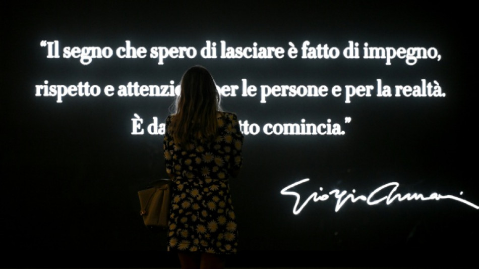 Milán rinde un homenaje para despedir al "rey" de la moda Giorgio Armani