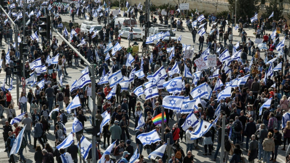 Tausende protestieren in Jerusalem gegen geplante Justizreform