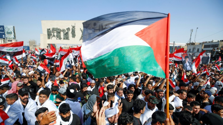 Milhares de manifestantes declaram apoio aos palestinos no Oriente M&eacute;dio