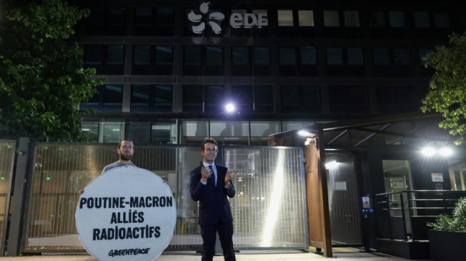 Greenpeace activists charged with theft of Macron waxwork