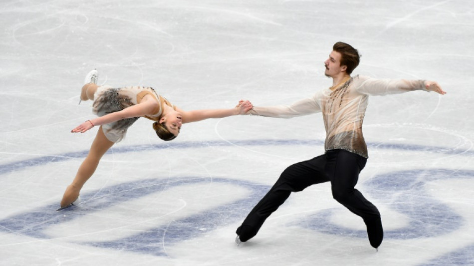 Mondiaux de patinage: "Montrer au monde que les athlètes ukrainiens se battent", explique le couple ukrainien