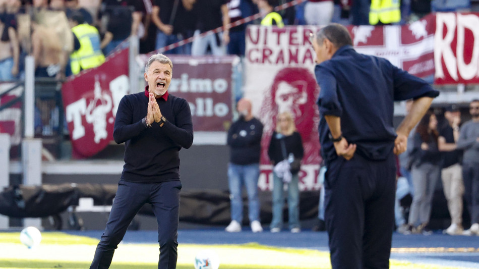 Calcio: Torino; Baroni 'vittoria buttata, ma rimango sereno'