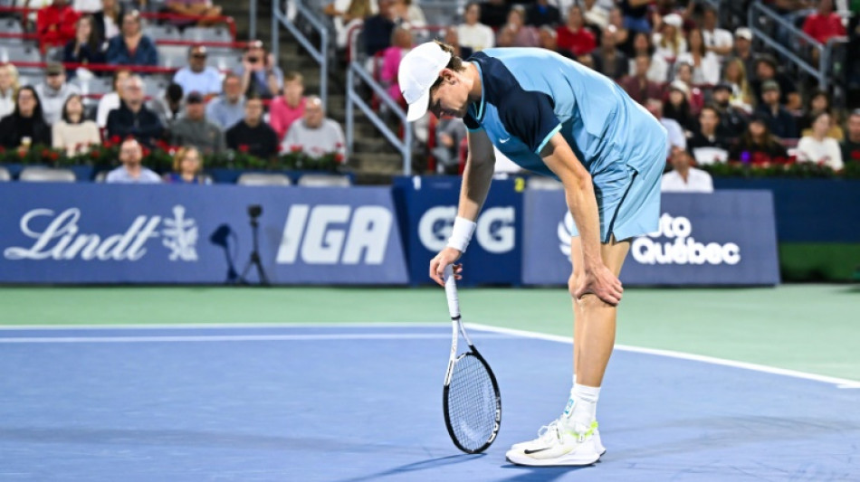 Masters 1000 de Montr&eacute;al: Sinner &eacute;puis&eacute; et &eacute;limin&eacute;, Zverev solide