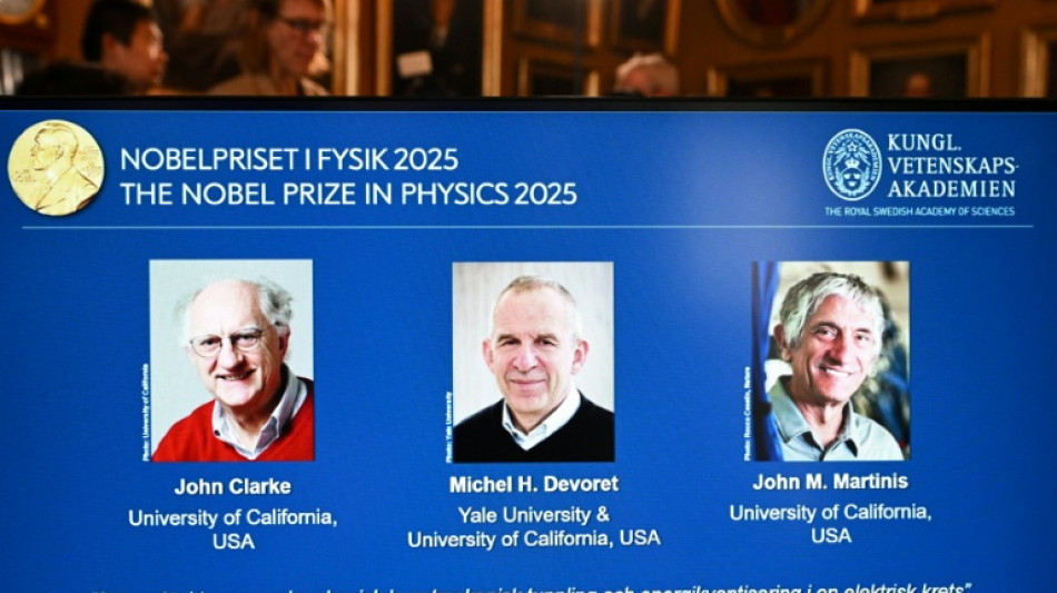 Le Nobel de physique r&eacute;compense un trio pour la d&eacute;couverte de "l'effet tunnel" dans la m&eacute;canique quantique 