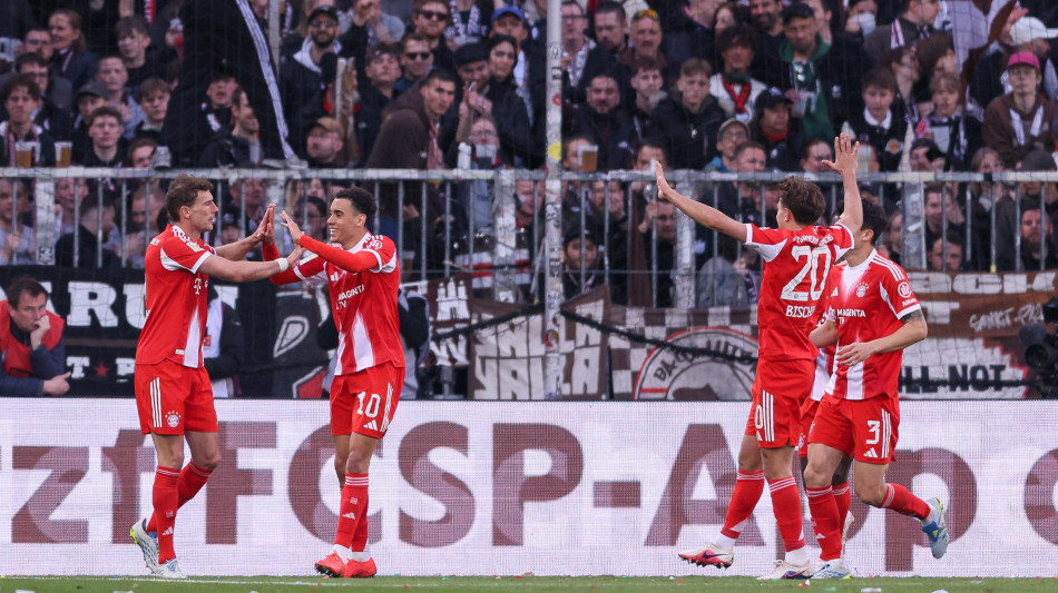Il Bayern fa il record di gol in Bundesliga e ipoteca il campionato
