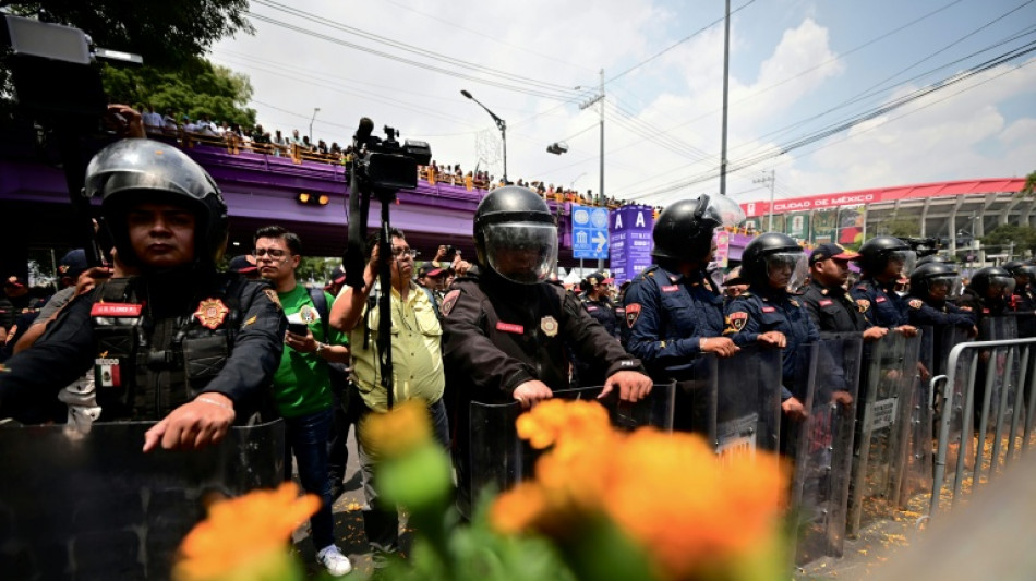 Police, protesters clash outside maiden World Cup match in Mexico