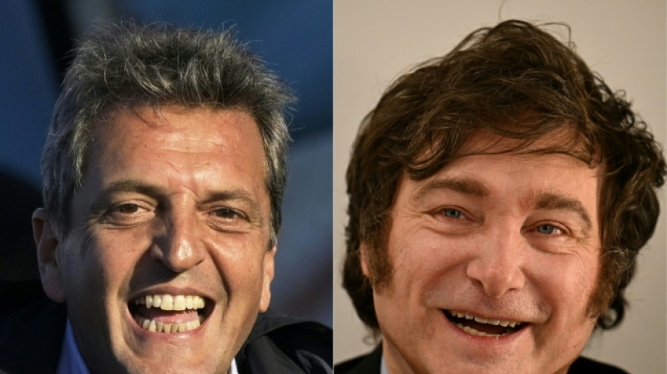 Argentine: le ministre de l'Economie Massa et l'ultralib&eacute;ral Milei au second tour