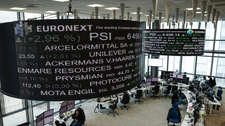 Borsa: L'Europa rallenta dopo nuovo attacco di Trump, Milano +1%