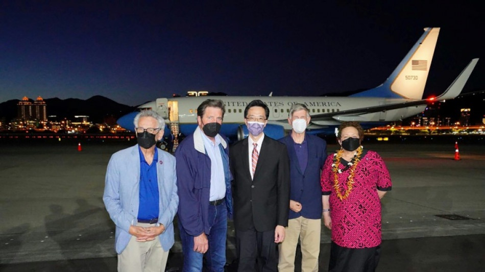 Une d&eacute;l&eacute;gation du Congr&egrave;s am&eacute;ricain arrive &agrave; Ta&iuml;wan dans la foul&eacute;e de la visite de Pelosi