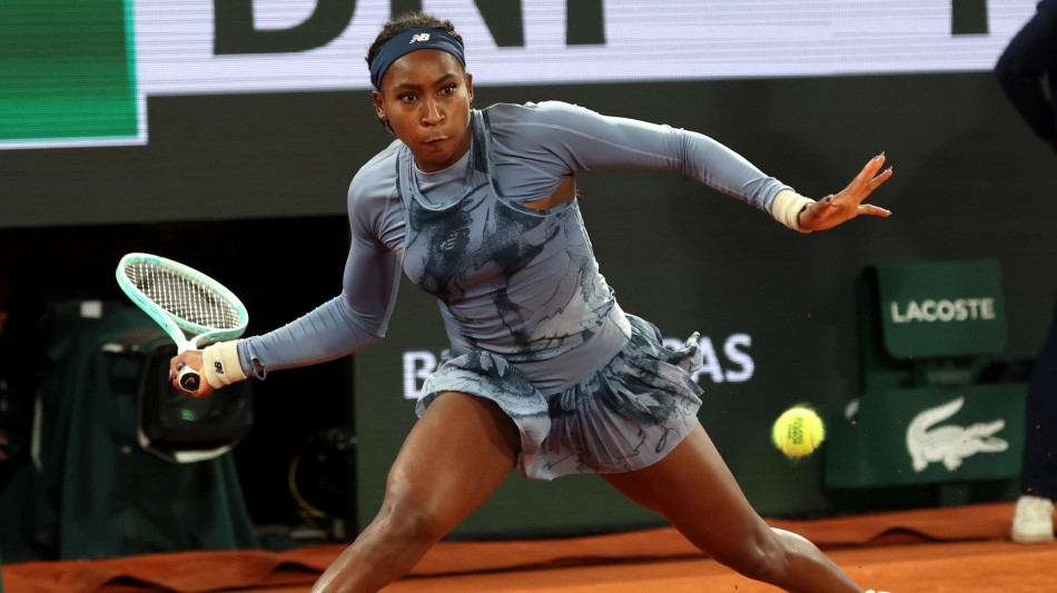 Roland Garros: Gauff in semifinale, suo il derby Usa con Keys