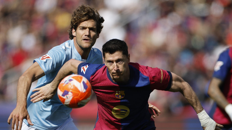 Barcellona vince con rigore al 98', allarme per Lewandowski