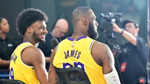 NBA: "De la joie pure", savoure LeBron James, &agrave; l'entra&icirc;nement avec son fils Bronny