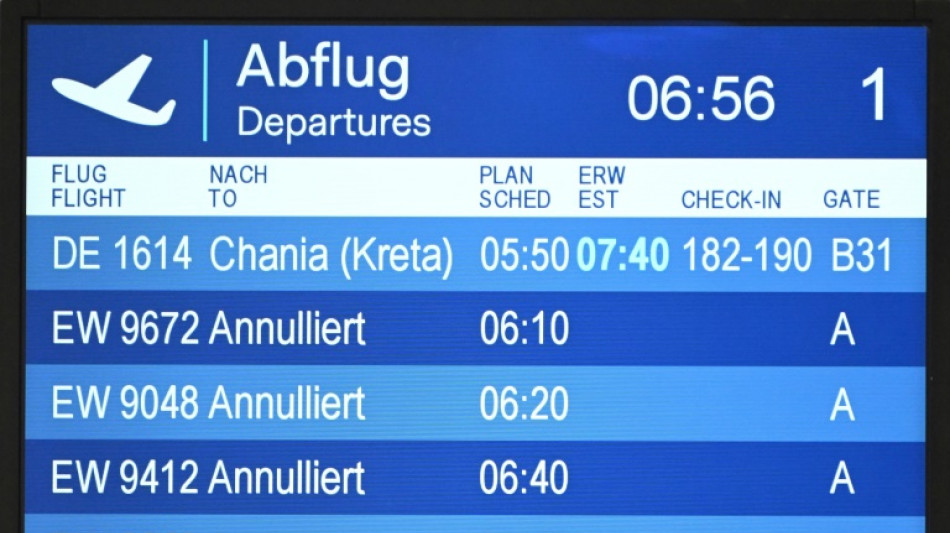 Viele dutzend Eurowings-Fl&uuml;ge wegen Streiks der Piloten gestrichen