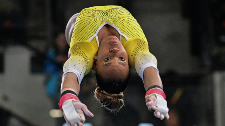 "Meu foco n&atilde;o est&aacute; em Biles, est&aacute; em mim", diz Rebeca Andrade