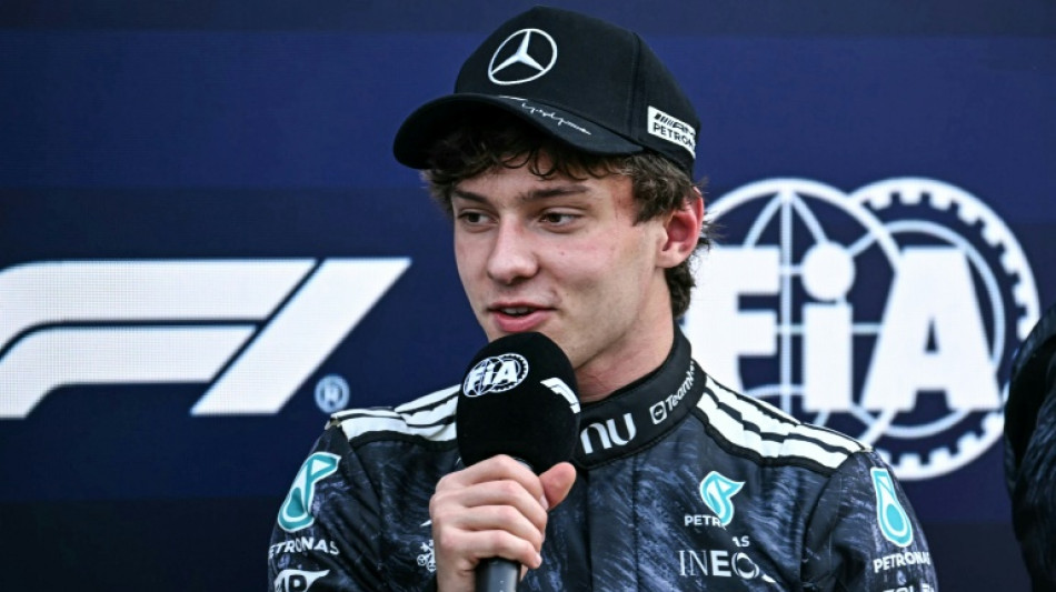 F1: dominatrices, les Mercedes d'Antonelli et de Russell partiront en premi&egrave;re ligne au Japon