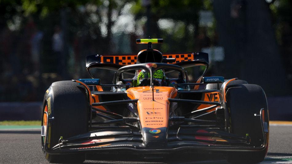 F1: Imola;McLaren dominano 3e libere, Norris precede Piastri
