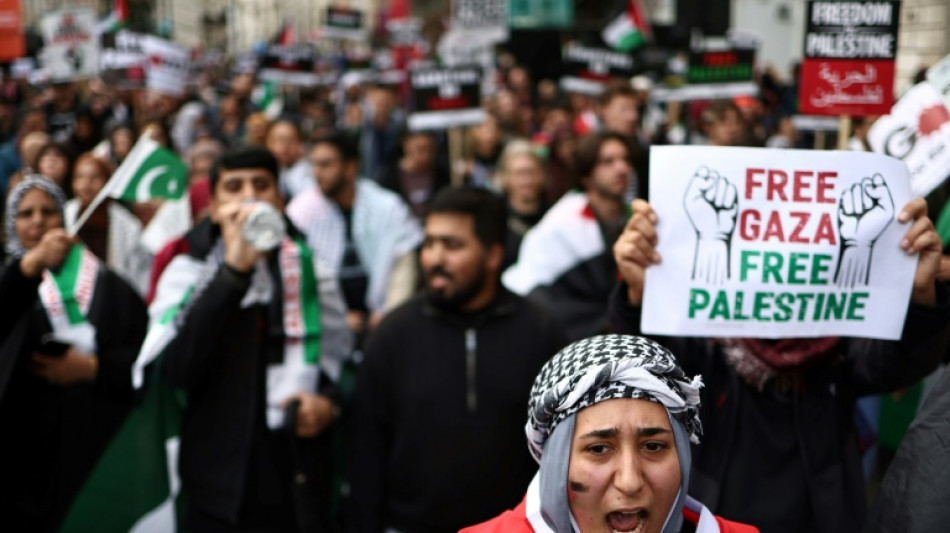 Nearly 100,000 pro-Palestinians march in London: police