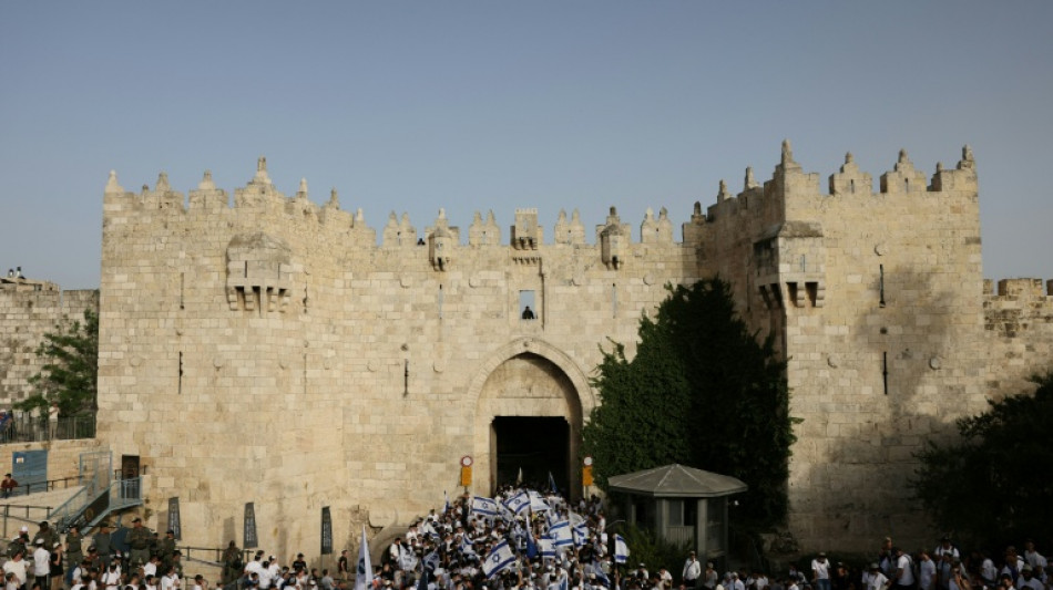 "Journ&eacute;e de J&eacute;rusalem": altercations et insultes lors d'une marche de nationalistes isra&eacute;liens